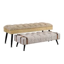 Quentin deals upholstered bench